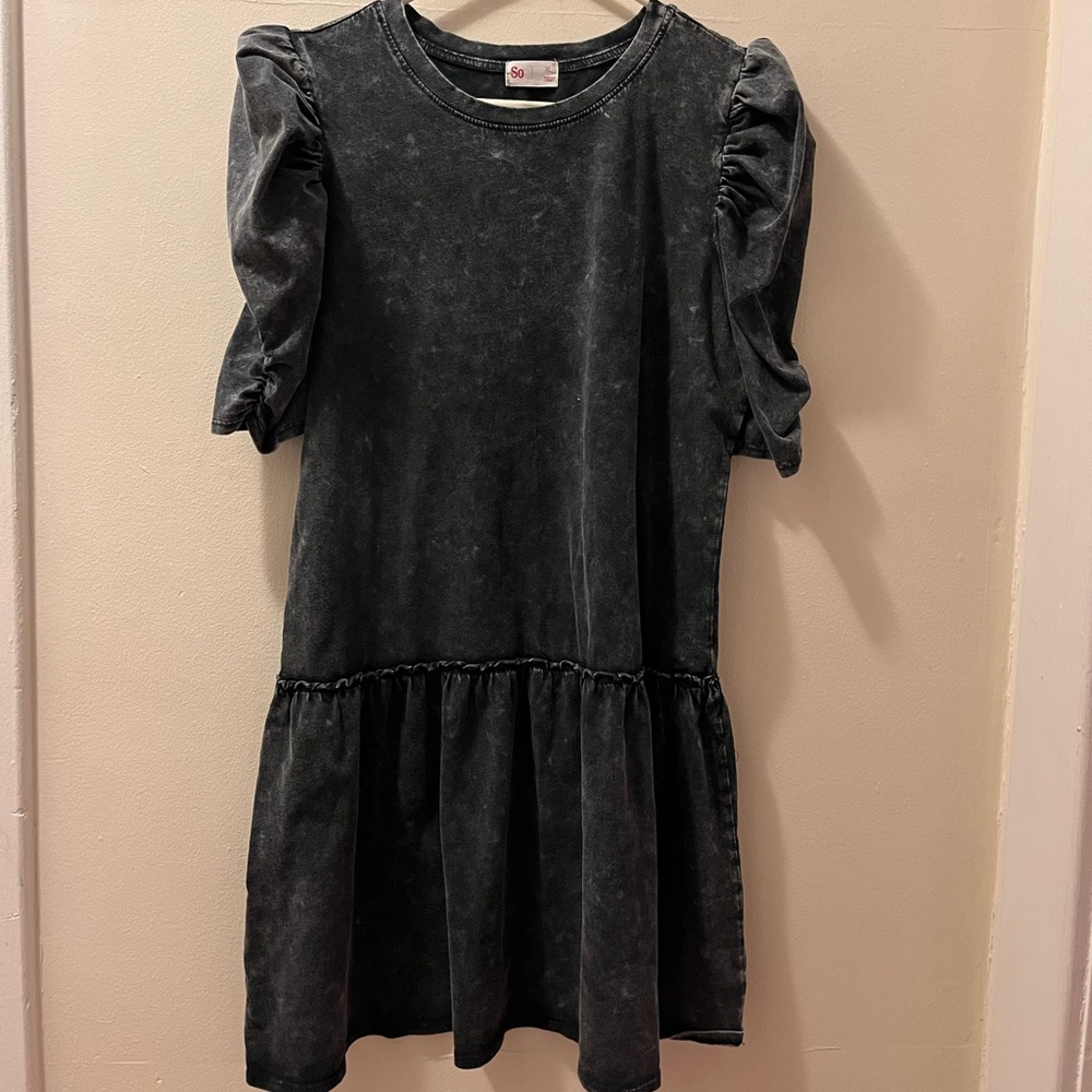 Distressed Cotton Dress
